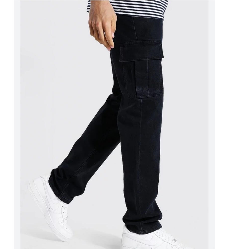 Men's Black Cargo Pants